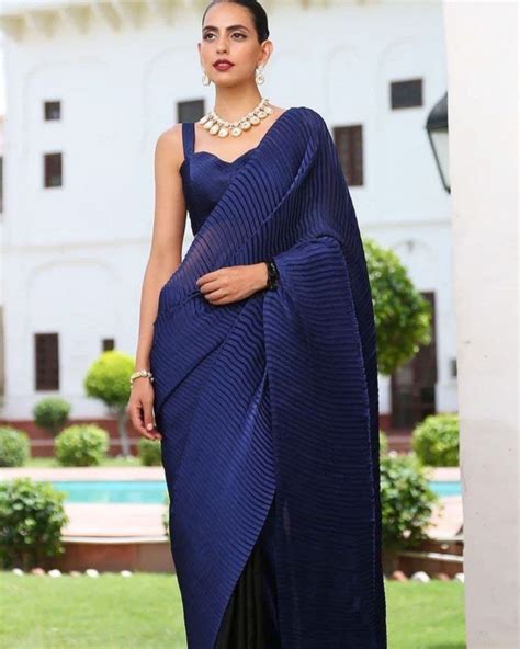 cheap navy blue sarees.